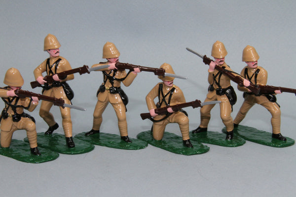BW3 - King's Royal Rifle Corps, Boer War 1899 - 1902. Made by Regal Toy Soldiers - Piers Christian Toy Soldiers - 1