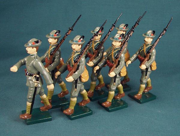 BG223 - Italian Alpine Infantry, Beau Geste WWI - Piers Christian Toy Soldiers - 1