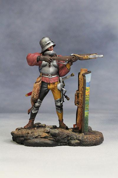 YZ54025 - Crossbowman with Shield (14th-15th Century A.D.) YZCaesar - Piers Christian Toy Soldiers - 1