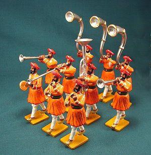 BG319 - Music Escort from Gwalior for the Delhi Durbar of 1903 from Beau Geste - Piers Christian Toy Soldiers - 1