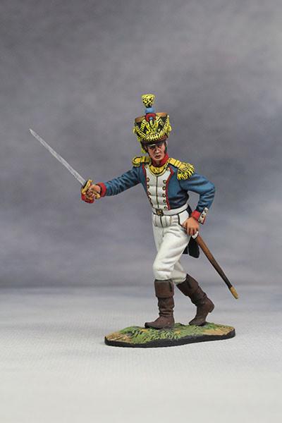 YZ54052 - Captain of French Line Infantry (1812) from YZCaesar - Piers Christian Toy Soldiers - 1