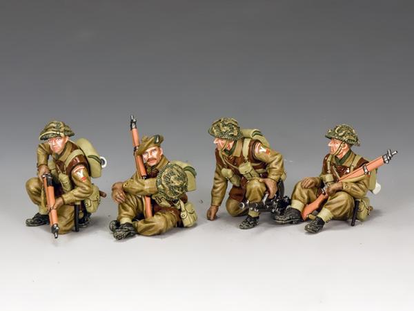 BBB002 - British Tank Riders, Battle of the Bulge British - Piers Christian Toy Soldiers