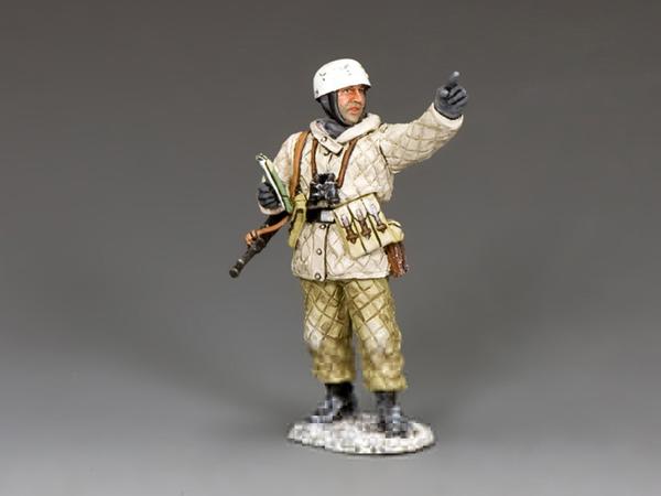 BBG108 - "Over there", Fallschirmjager NCO, Battle of the Bulge German - Piers Christian Toy Soldiers