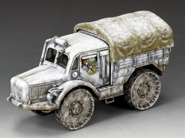BBG111 - SKODA Radschlepper Ost - Battle of the Bulge German vehicle - Piers Christian Toy Soldiers - 1