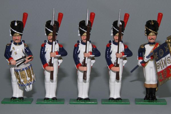N444C - Napoleonic French Grenadiers in Review, made by Regal Toy Soldiers