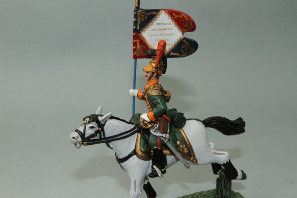 FLL.7 - French Line Lancers Standard Bearer from Frontline Napoleonic - Piers Christian Toy Soldiers