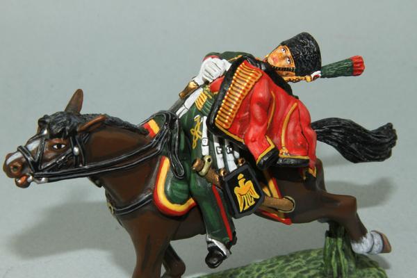 CDC.11 - French Chasseurs A Chevel Wounded Trooper from Frontline Napoleonic - Piers Christian Toy Soldiers