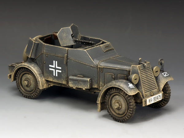 WS246 - Adler Kfz. 13 Armoured Car WWII Classic Germans - Piers Christian Toy Soldiers - 1