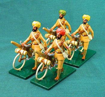 BG339 - Indian Cycle Corps, British Army WWI by Beau Geste. - Piers Christian Toy Soldiers - 1