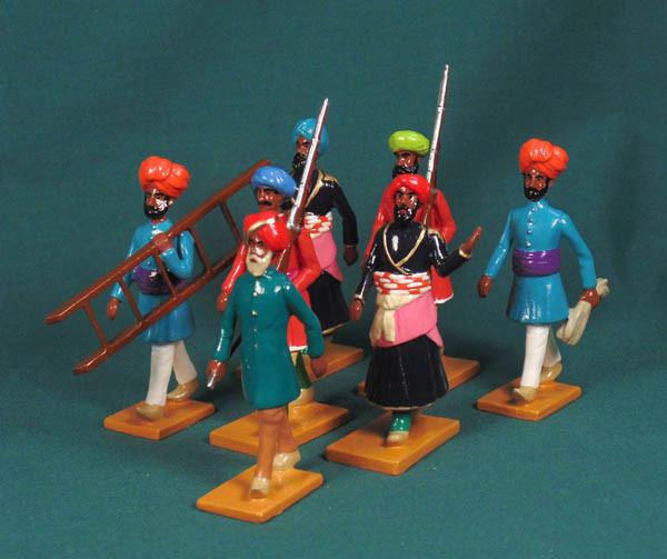 BG443 - Escort Guard (right) of Rajgarh, Delhi Durbar of 1903 from Beau Geste